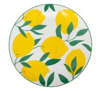 Secret de Gourmet - Lote de 6 platos llanos de porcelana "lemon" d27cm