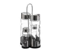 Secret de gourmet - set aceite vinagre pimienta sal vaso