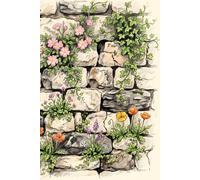 Secret Garden Stone Wall Floral Vintage Journal: a DOT GRID notebook for self-expression