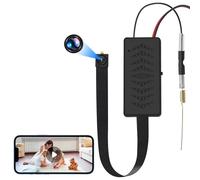 SecuraLen Mini Camara Espia 1080P WiFi Oculta, Detección Movimiento | 5-6h Batería, Doble Banda 2.4/5GHz, 120° Gran Angular, Loop, App, Compacto