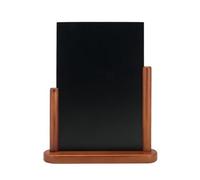 Securit elegante Large Tabla menú superior 21 x 30 cm lacado Acabado Chalk Junta - Caoba