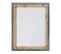 SECURIT - Expositor Glass Star A4 - Roble - 28 x 37 x 3 cm