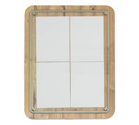 SECURIT - Expositor Glass Star A4 - Roble - 68,5 x 53 x 5,5 cm