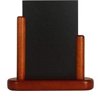 SECURIT - Pizarra de Mesa - Pizarra Portamenús de Doble Cara - 11 x 15 cm