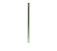 SECURIT - Poste para Sistema de Barrera Clásico - Acabado Plata - H. 100 cm