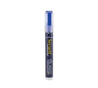 SECURIT - Rotulador de Tiza Líquida Impermeable - Punta Fina 2-6 mm - Azul