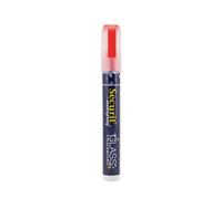 SECURIT - Rotulador de Tiza Líquida Impermeable - Punta Fina 2-6 mm - Rojo