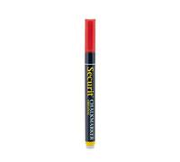 SECURIT - Rotulador de Tiza Líquida - Punta Fina 1-2 mm - Rojo