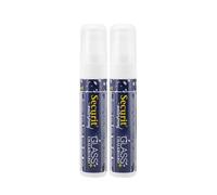 SECURIT - Set de 2 Rotuladores de Tiza Líquida Impermeables - Para Superficies No Porosas (Pizarra, Vidrio, Metal, Espejo, etc.) - Punta Grande 7-15 mm - Blanco