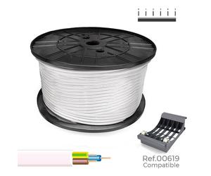 Sediles cable eléctrico manguera blanco 3 x 1,5 mm 150 m h05vv-f - ma