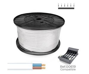 Sediles Manguera plana H03VVH2-F 2 x 0,75 mm² blanca, 400 m