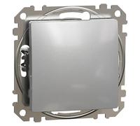 Sedna Design & Elements Pulsador (Aluminio, 10 A, Colocar)
