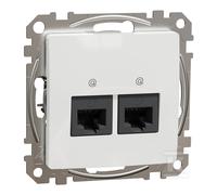 SEDNA DESIGN SDD111462 Toma 2xRJ45 Cat.6 UTP blanca