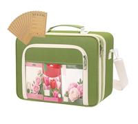 Seeder Storage Organizer - Oxford 35 cm 702 g | Reusable Portable Bag with Envelopes | Seeder Organization Storage Garden Seed Packet Sorting Pouch Holder Agriculture Plant Label Keeper Tote Box