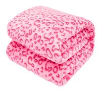 SEEGU Manta cálida de Forro Polar Suave Rosa para niños y niñas pequeños