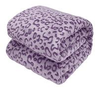 SEEGU Manta para niños pequeños, de Felpa, Color Lavanda Morado, Suave, mullida, para niñas, decoración para niños, niñas, Mujeres, para cumpleaños