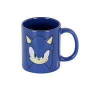 Karactermania Taza Sega Sonic Face – Cerámica Azul 13 x 9,5 cm
