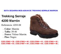 Segarra Botas de Trekking Modelo 4200-M en Serraje Marrón Talla 43