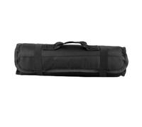 Segrehy Bolsa Enrollable para Herramientas de Chef, Tela Oxford, Bolsa de Almacenamiento portátil Duradera para Herramientas de Chef con asa para Viajes culinarios y Uso en la Cocina (Negra)