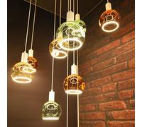 Segula Bombilla globo LED Flotante, E27 naranja G200 6 W 922 atenuable EC:EPREL:2044555