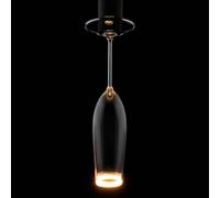 Segula Bombilla LED Flotante Champán, E27, 4 W 922 atenuable EC:EPREL:1961421