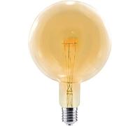 Segula Grand Globe 50401 - Bombilla LED (200 lúmenes, E40, 8 W, 28 W, 300 lm, 2000 K), color dorado