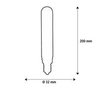 SEGULA LED Elegant Line E27 3W Tubo 2700 K Filamento atenuable EC:EPREL:2248749