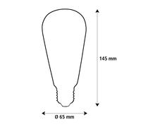 SEGULA LED Elegant Line E27 5W Rustika 2200 K Filamento atenuable EC:EPREL:2248736