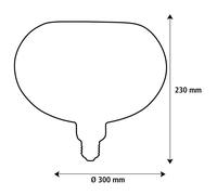 SEGULA LED Floating Filo arena Oval300 E27 6W 2200 K atenuable EC:EPREL:2371265