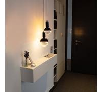 Segula LED-Globe Illusion E27 G125 claro/negro 5W 1900K atenuable