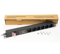 Seguridad y Protección Marca LINK Modelo MULTIPRESA DA Rack 19 6 Prese UNIVERSALI con INTERRUTTORE Spina Italiana 16A E INTERRUTTORE CONTRO LE SOVRATENSIONI