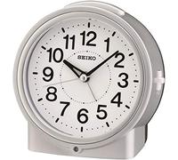 SEIKO QHE117S - Reloj Despertador con Luz y Movimiento Continuo