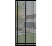 Sekey 140x220cm Cortina Mosquitera Magnética para la Protección Contra Insectos, el Mosquitera Magnético Ideal para Puerta de Balcón, Puerta de Terraza (se Puede Cortar en Altura y Ancho), Negro