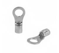 SeKi 14034 1.5-2.5 mm2, M4, 25 terminales de anillo, plateado