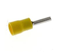 SeKi 14141 - Terminal de cable para bolígrafos (4,0-6,0 mm, 25 unidades), color amarillo