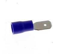 SeKi 14163 azul 25 x conectores planos 1,5 - 2,5 mm² 0,8 x 4,8 piezas aisladas terminales de cable, 2,5 mm²