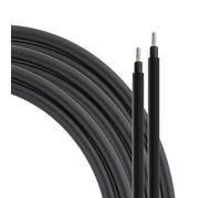 SeKi Cable solar de 4 mm², 10 metros, H1Z2Z2-K, cable PV negro para módulos solares; hasta 1500 V; flexible, doble aislamiento, cable de cobre puro; anillo