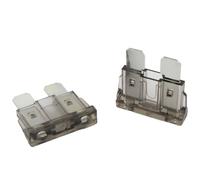 SeKi Paquete de 5 fusibles de enchufe plano ATO estándar 2A gris; Fusible para coche Fusible de cuchilla de 19 mm 32 V/CC barco caravana