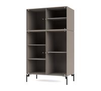 Montana Vitrina Ripple III 69.6x117.6x38 cm Truffle-ben black