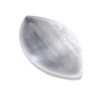 Selenite Crystal Bowl, Cuenco de Recarga Selenite | Cuenco de Placa de Carga cristalina,Estación de Carga de Tiza Natural para Piedras curativas, meditación, Limpieza, desbarbado