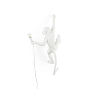 SELETTI Aplique decorativo LED Monkey Lamp blanco, derecha