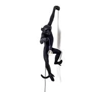 SELETTI Aplique LED exterior Monkey Lamp izquierda negro