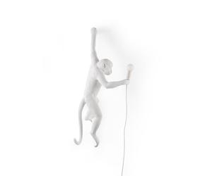SELETTI Aplique LED Monkey Lamp blanco izquierda