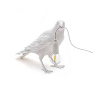 SELETTI Bird Lamp Lámpara decorativa LED, espera, blanco