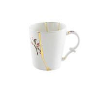 Seletti Kintsugi Taza mug de Porcelana y Oro 24 Quilates Mod.3