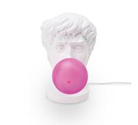 SELETTI Lámpara de mesa LED Wonder Times, blanco/rosa