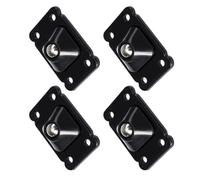 Self Adhesive Caster Wheels No Drill Scratch Resistant Rollers 4-Piece