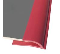Self Adhesive PVC Soft Floor Transition Strip for Wood to Carpet,Carpet Edge Trim Area Rug Wrapping Strips, Flooring Mats Edge Safety Protector, 3.3 6. 610 13 16.4ft Long(Red,5m(16.4ft))