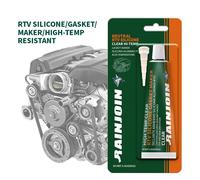 Sellador de silicona RTV, fabricante de juntas, sellador transparente de alta temperatura para motores automotrices, electrónica, pegamento de sellado industrial RTV silicone sealant