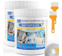 Sellador Líquido Impermeable 2KG, Revestimiento Impermeable | Impermeabilizante Transparente para Interior y Exterior | Antifugas para Baño, Cocina, Techo, Pared, Terraza y Balcón